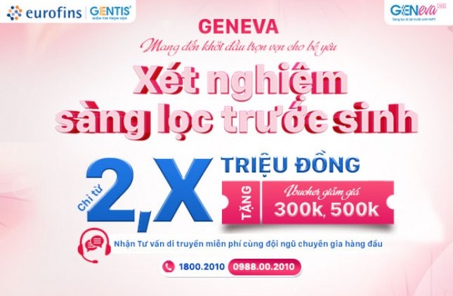 NIPT GenEva gửi tặng các mẹ ưu đãi tháng 4