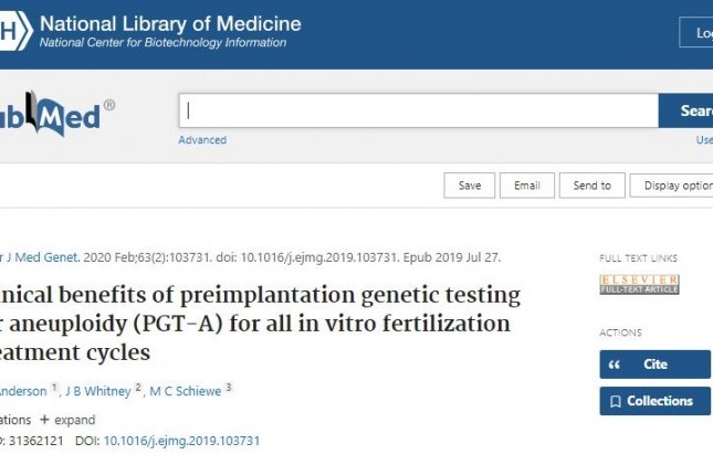 Ứng dụng lâm sàng của xét nghiệm di truyền tiền làm tổ (PGT-A) tới các chu kỳ thụ tinh ống nghiệm