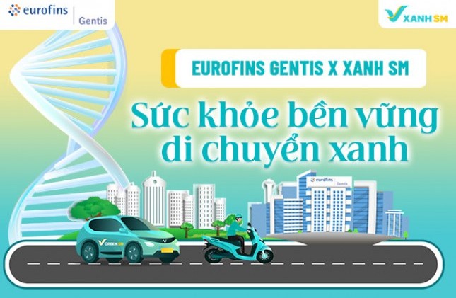 Eurofins GENTIS x Xanh SM: Sức khỏe bền vững - di chuyển xanh