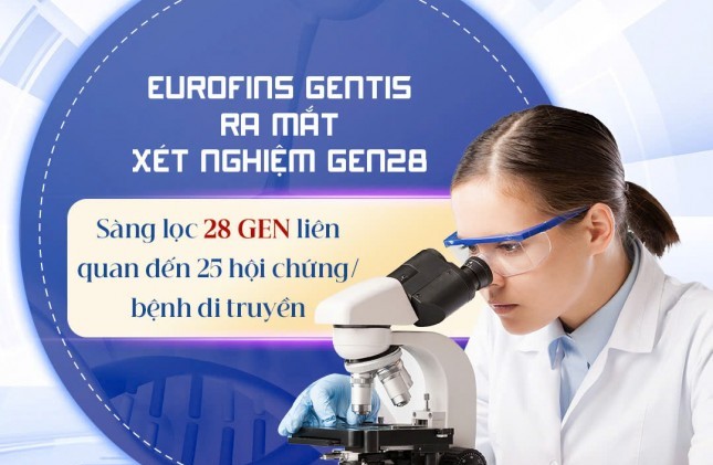 Eurofins GENTIS ra mắt GEN28 - Xét nghiệm sàng lọc 28 GEN bệnh di truyền thể ẩn