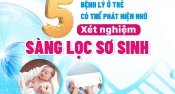 5 loại bệnh ở trẻ có thể được phát hiện thông qua phương pháp Sàng Lọc Sơ Sinh