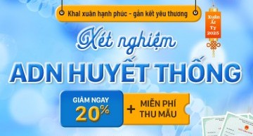 Khai Xuân Hạnh Phúc, Gắn Kết Yêu Thương Cùng GENTIS: Ưu Đãi 20% Xét Nghiệm ADN Huyết Thống