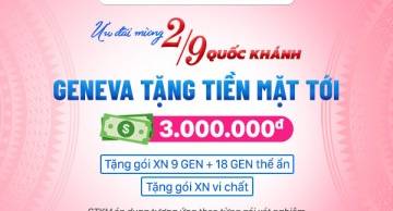 GenEva tặng mẹ bầu ưu đãi tới 3.000.000đ trong tháng 9 này