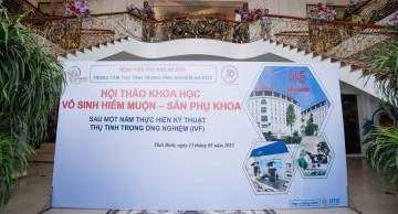 GENTIS: Đơn vị đồng hành chính thức tại Hội thảo khoa học Bệnh viện Phụ sản An Đức