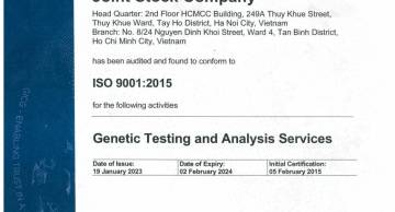 GENTIS tiếp tục đón nhận ISO 9001:2015 - Tiêu chuẩn “vàng” quản lý chất lượng