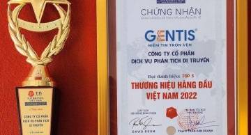 GENTIS: Xứng danh Top 5 Thương hiệu hàng đầu Việt Nam