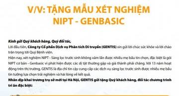 Tặng NIPT - GENBASIC nhân dịp Khai trương trụ sở mới tại Hà Nội