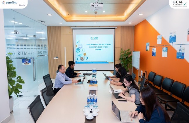 Eurofins GENTIS đẩy mạnh hợp tác đào tạo phần mềm phiên giải kết quả xét nghiệm sàng lọc sơ sinh Clinmind