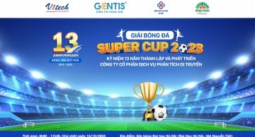 Sôi động giải bóng đá SUPERCUP 2023 kỷ niệm 13 năm thành lập GENTIS