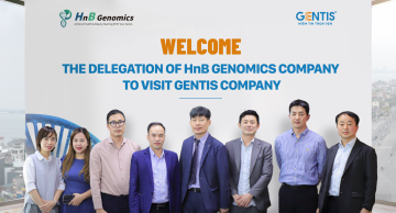 Công ty HnB Genomics (Hàn Quốc) đến thăm, làm việc và trao đổi hợp tác với công ty GENTIS