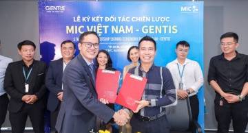 Lễ ký kết đối tác chiến lược giữa GENTIS và MIC Việt Nam