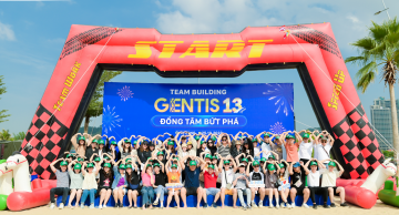 GENTIS kỷ niệm 13 năm thành lập công ty: Phát huy tinh thần ĐỒNG TÂM BỨT PHÁ