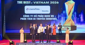 Eurofins GENTIS xuất sắc đạt 2 giải thưởng tiêu biểu tại The Best of Vietnam 2026