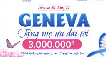 Ưu đãi tháng 11, GenEva tặng mẹ bầu tới 3.000.000đ