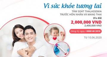 “Vì sức khỏe tương lai” Phân tích gen Thalassemia ngay với ưu đãi lớn từ GENTIS