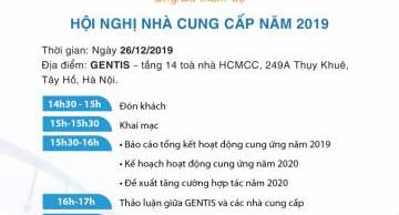GENTIS tổ chức Hội nghị nhà cung cấp 2019
