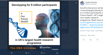 Eurofins triển khai Dự án nghiên cứu giải mã Gen “Our Future Health” lớn nhất từ trước đến nay
