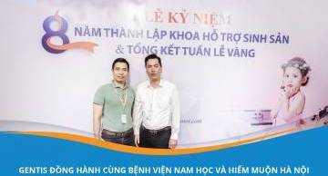 GENTIS chúc mừng thành công của Tuần lễ vàng 2020 - Bệnh viện Nam học và Hiếm muộn Hà Nội