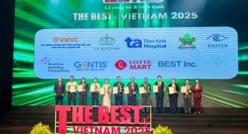 GENTIS lọt Top 10 Lab di truyền tốt nhất Việt Nam tại Lễ trao giải The best of Vietnam 2025
