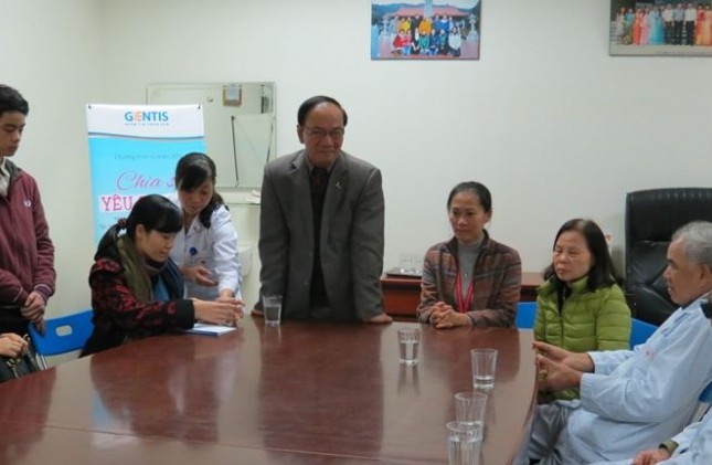 GENTIS Chia sẻ yêu thương với các bệnh nhân đang điều trị tại Viện huyết học và truyền máu Trung Ương