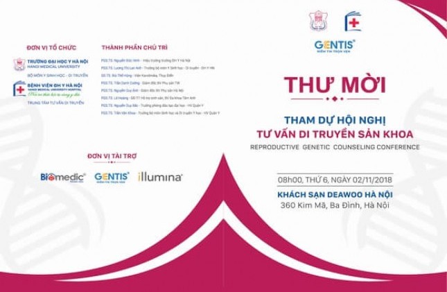 GENTIS phối hợp tổ chức Hội nghị Y khoa Quốc tế “Tư vấn di truyền sản khoa”