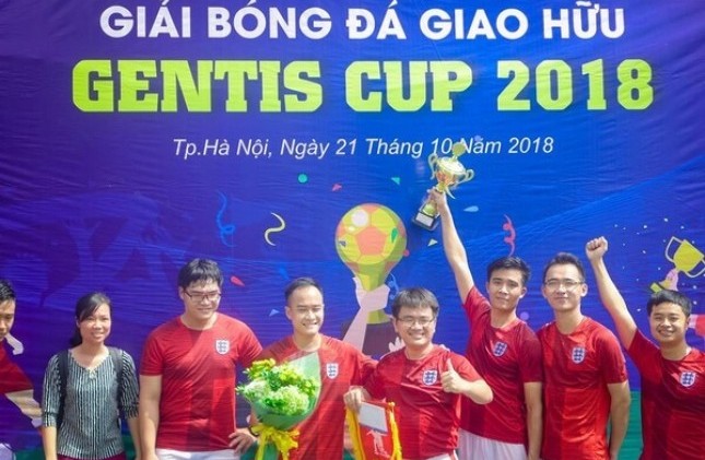 GENTIS tổ chức giải bóng đá GENTIS CUP 2018 kỷ niệm 8 năm thành lập