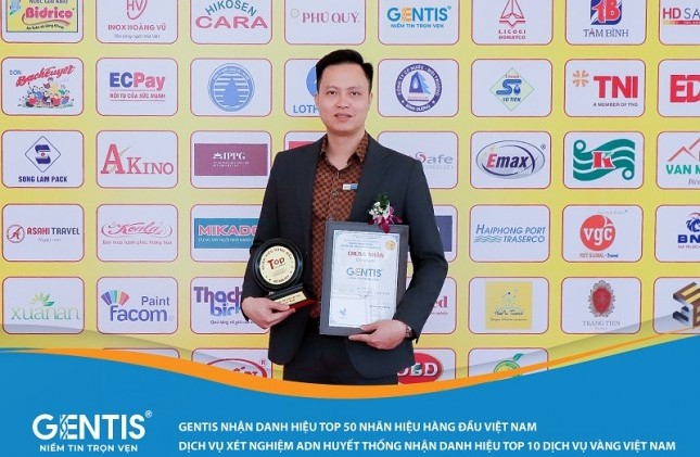 GENTIS được trao danh hiệu TOP 50 NHÃN HIỆU VIỆT NAM