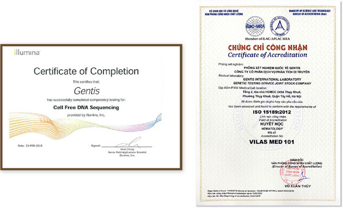 chứng nhận ISO 15189:2012