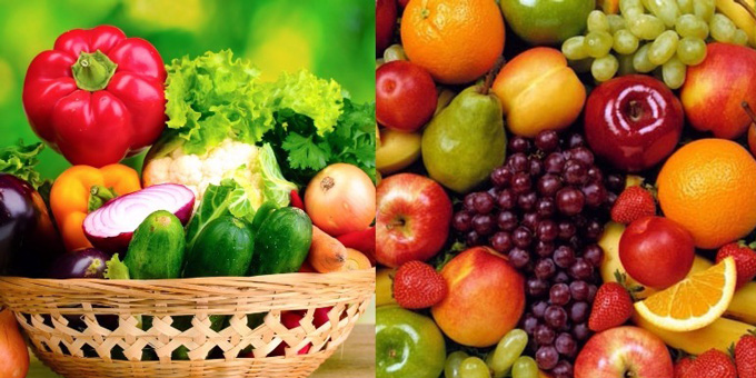 Trái cây và rau xanh