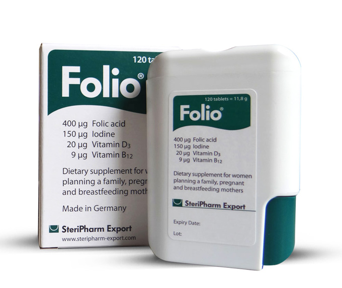 Viên uống Acid folic Folio bổ sung folic acid