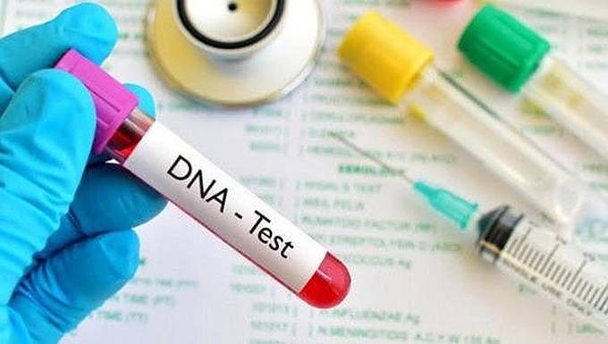 mẫu máu để phân tách giải trình tự DNA