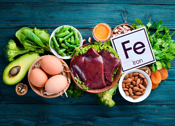 thực phẩm giàu sắt